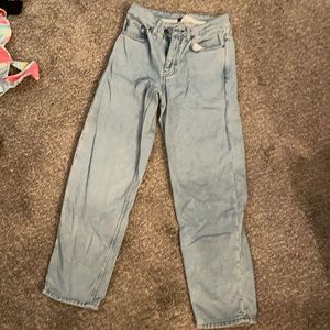 Top shop straight leg stretchy jeans